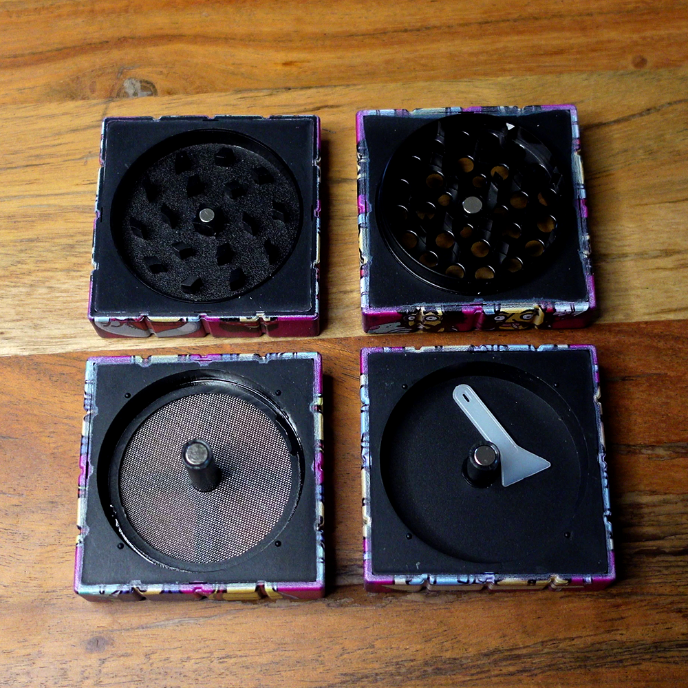 Grinder, quadratisch 'Sheesh & Shong'